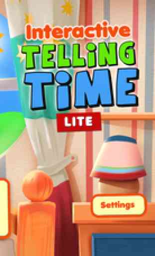 Interactive Telling Time Lite - Learning to tell time is fun 1