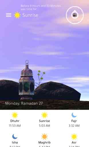 Bilal: Prayer Times and Qibla 2