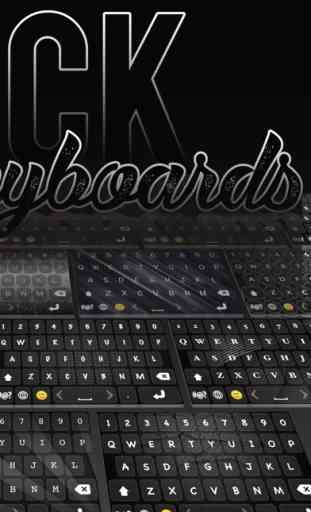 Black keyboard Themes – Cool Fonts Changer 2