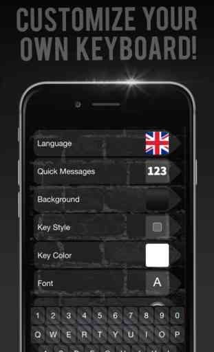 Black keyboard Themes – Cool Fonts Changer 3