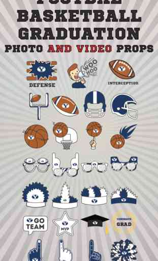 BYU Cougars Animated Stickers 4