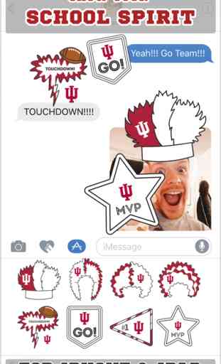 Indiana Hoosiers Stickers for iMessage 1