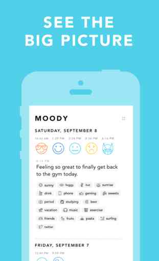 Moody: Mood Tracker & Journal 2