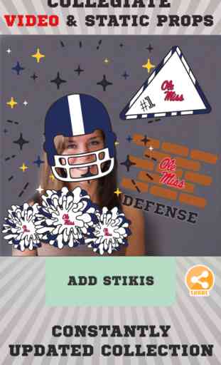 Ole Miss Rebels Animated Selfie Stickers 2