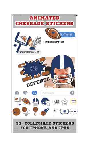 Penn State Nittany Lions Animated+Stickers 2