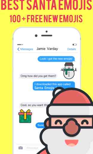 Santa Emojis - Christmas Emoji Stickers Messenger 1