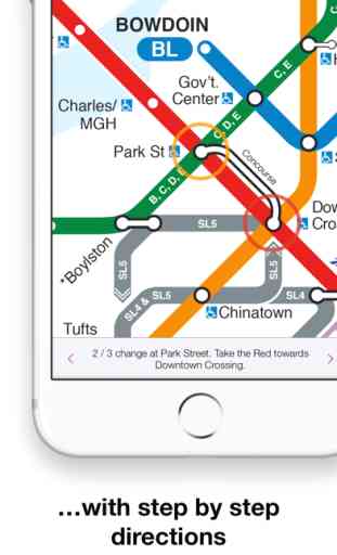 Boston T Map - MBTA subway map 3