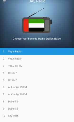 UAE Radio Station (Arabic FM) 1
