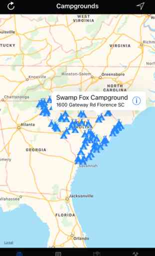 South Carolina – Campgrounds & RV Parks 1