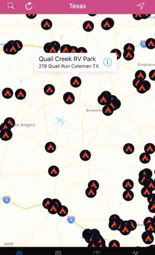 Texas – Campgrounds & RV Parks 1