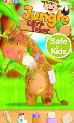 Jungle Care Taker - Kid Doctor for Zoo & Safari Animals Fun Game, by Pazu 1