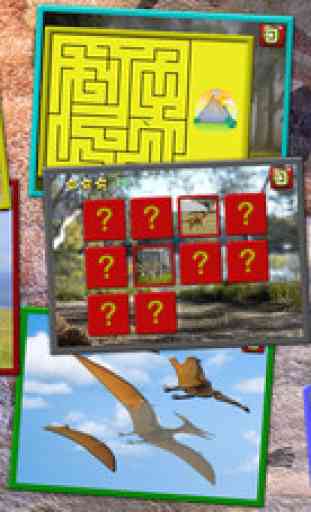 Kids Dinosaur Rex Jigsaw Puzzles - educational shape and matching children`s game 1