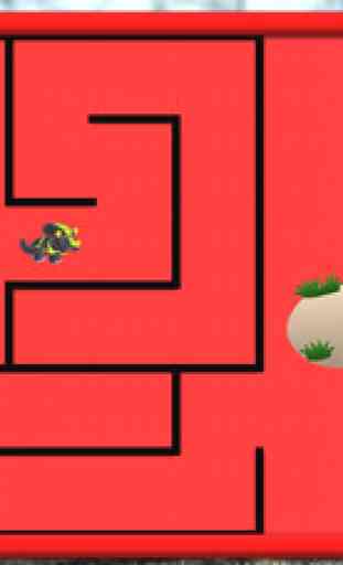 Kids Dinosaur Rex Jigsaw Puzzles - educational shape and matching children`s game 4