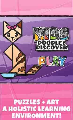 Kids Doodle & Discover: Cats 2 - Cool Cartoon Building Blocks for 1st, 2nd, 3rd Grade Math 1