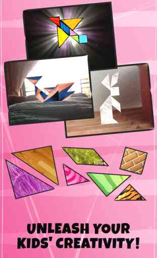 Kids Doodle & Discover: Cats, Tangram Building Blocks for 1st, 2nd, 3rd Grade Math 3