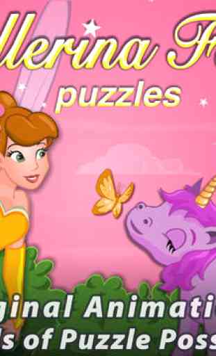 Kids Puzzles: Princess Pony and the Ballerina Fairies Free Animated Jigsaw Puzzle for Kids! 4