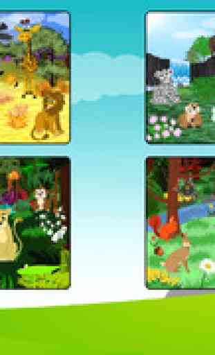 Kids Puzzles with Animals - Funny Free Educational Shape Matching Game for Boys, Girls, Toddlers and Preschool 3