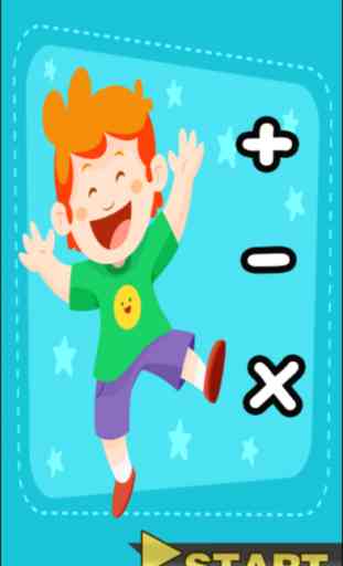 Kids Tap Math - Addition Subtraction and Multiplication brain stimulation and math facts practice game children 1
