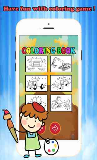 Kids Vehicle Dot to Dot Coloring Book - connect dots coloring pages learning games for any age 3