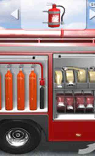Kids Vehicles 1: Interactive Fire Truck - 3D Games for Little Firefighters and Drivers of Firetrucks by Abby Monkey® 2