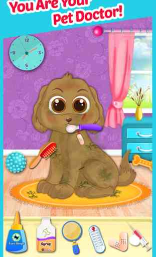 Kitty & Puppy Care - Cat Spa & Dog Dress up Fun in Real Pet Vet Doctor Game 1