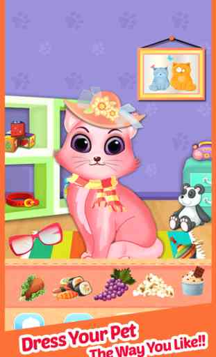 Kitty & Puppy Care - Cat Spa & Dog Dress up Fun in Real Pet Vet Doctor Game 2
