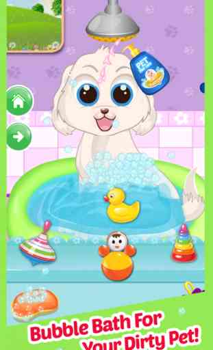 Kitty & Puppy Care - Cat Spa & Dog Dress up Fun in Real Pet Vet Doctor Game 3