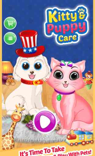 Kitty & Puppy Care - Cat Spa & Dog Dress up Fun in Real Pet Vet Doctor Game 4