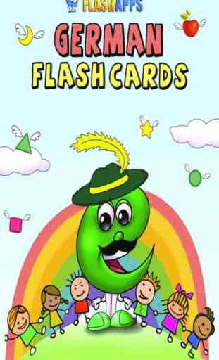 Learn German Baby Flash Cards : German language learning flashcards app for preschool kids to adults 1