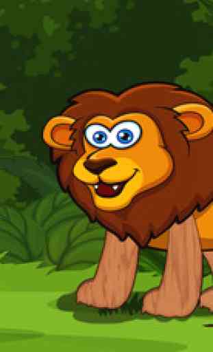 Jungle Animals Jigsaw Games for Kids and Toddlers 1