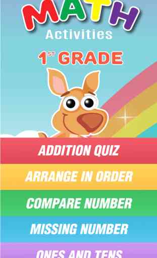Kangaroo 1st grade addition math curriculum games for kids 1