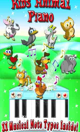 Kids Animal Piano - Preschool Music Game HD 1