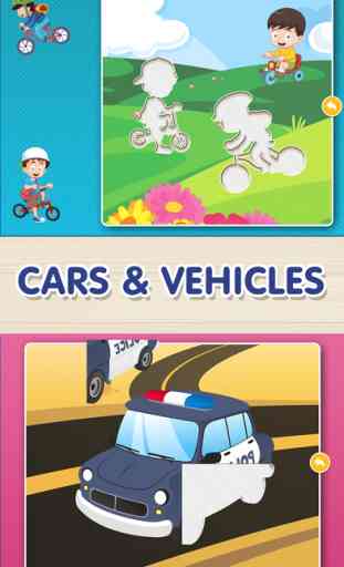 Kids Car Games: Toddlers Boys Free Learning Puzzle 2