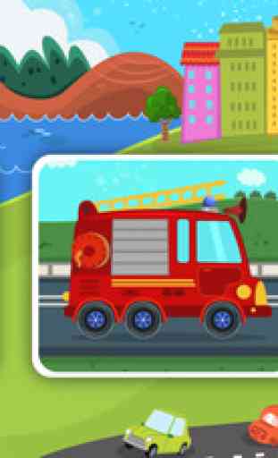 Kids Car, Trucks & Construction Vehicles - Puzzles 2