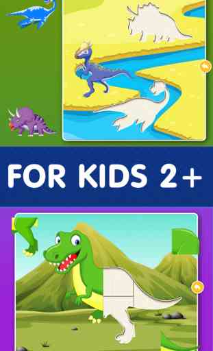 Kids Dinosaur Puzzle Games: Toddlers Free Puzzles 2