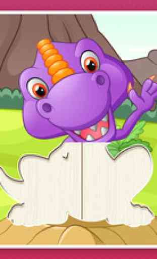 Kids Dinosaur Puzzle Games: Toddlers Free Puzzles 4