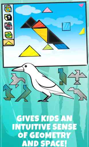 Kids Doodle & Discover: Birds, Cartoon Tangram Building Blocks 2