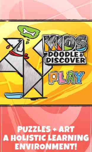 Kids Doodle & Discover: Dogs - 1st, 2nd, 3rd Grade Math Puzzles 1