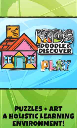 Kids Doodle & Discover: Houses, Cartoon Tangram Building Blocks 1