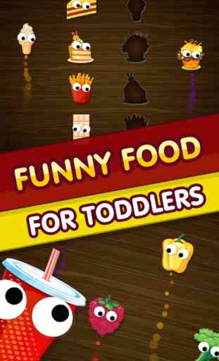 Kids Food Games: Toddlers, Boys Girls Puzzle Free 1