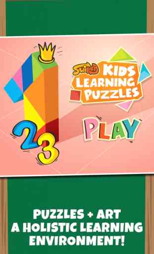 Kids Learning Puzzles: Numbers, Endless Tangrams 1