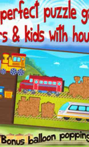 Kids Train Transportation Puzzle Games for Toddler 1