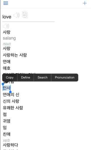 Korean English Dictionary, Translator & Phrase 3