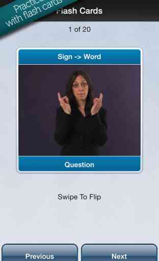 Learn American Sign Language - ASL Video Flashcards 3
