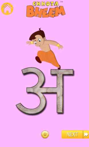 Learn and Write Hindi Alphabets with Bheem 2