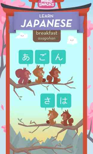 Learn Japanese by MindSnacks 1