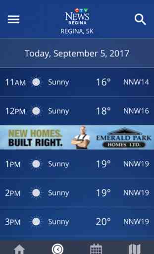 CTV News Regina Weather 3