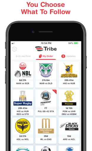 Tribe: Live Sports Scores 2