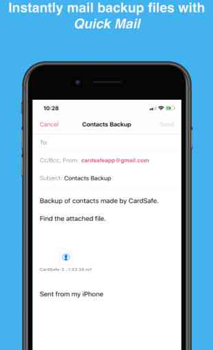 CardSafe - My Contacts Manager 2