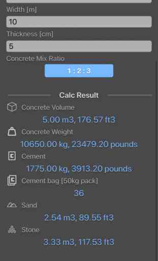 Concrete & Topsoil Calculator 2